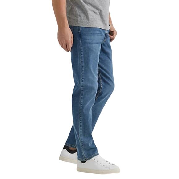 [B6] Wrangler Denim Flex for Comfort Relaxed Fit Jeans, Size 46X30 - Picture 2 of 7